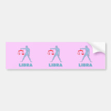Libra Scales - Astrology Bumper Sticker