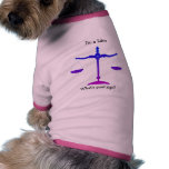 Libra Scales Pet Clothing