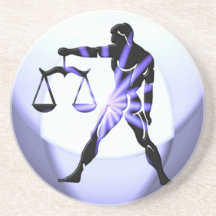Libra Symbol  Coaster