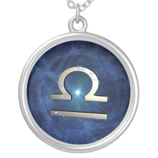 Libra symbol necklaces