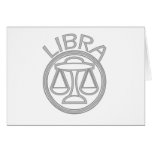 Libra the Scales Card