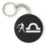 Libra with Symbol Keychains