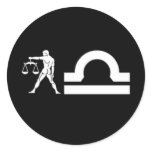 Libra with Symbol stickers