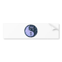 Libra Yin Yang Bumper Sticker