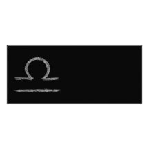 Libra. Zodiac Astrological Sign. Announcement