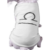 Libra. Zodiac Astrological Sign. Dog T Shirt