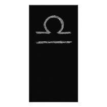 Libra. Zodiac Astrological Sign. Picture Card