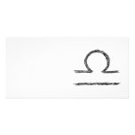 Libra. Zodiac Astrological Sign. Photo Greeting Card