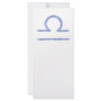 Libra. Zodiac Astrological Sign. Full Color Rack Card