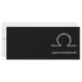 Libra. Zodiac Astrological Sign. Personalised Rack Card