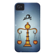 Libra Zodiac Sign iPhone 4 Case-Mate Case