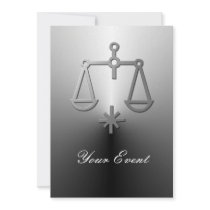 Libra Zodiac Star Sign Silver Party