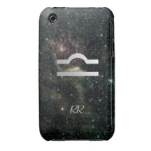 Libra Zodiac Star Sign Universe Case-Mate iPhone 3 Cases