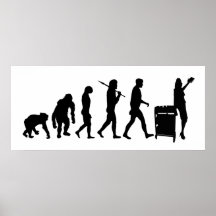 Librarian book lovers library index card gear poster