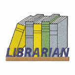 Librarian embroidered shirts
