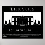 Libraries, to boldly go print