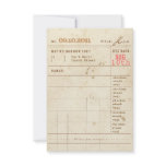 Library Card RSVP invitations