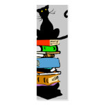 Library Cat (Book Mark) business cards