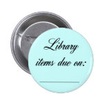Library Due Date Reminder Pin