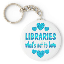 LIBRARY LOVE KEYCHAIN