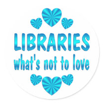 LIBRARY LOVE STICKER