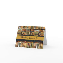 Library Scene Personalised Notecards