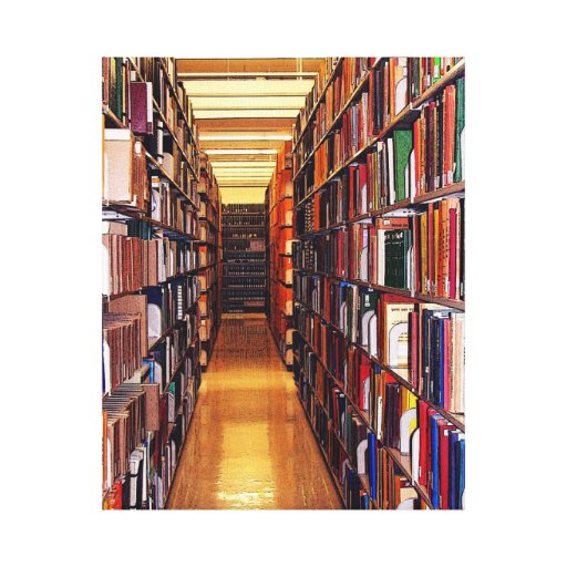 Library Stacks Canvas Prints