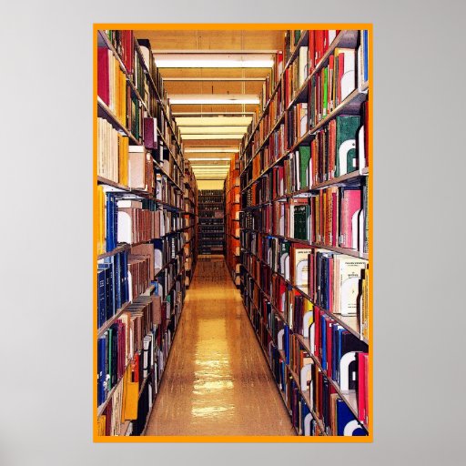 Library Stacks Print