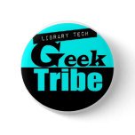 Library Tech Geek Tribe buttons