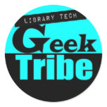 Library Tech Geek Tribe stickers