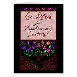 Libris Roots Bookplate Blank Card