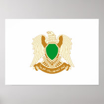 Libya Coat of Arms Poster