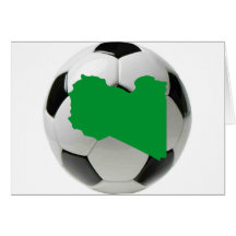 Libya national team greeting cards