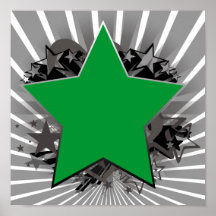 Libya Star Print