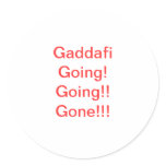 Libyan Anti-Gaddafi Sticker