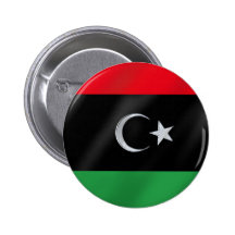 Libyan Independence flag - Free Libya protest flag Pinback Button