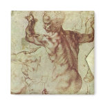 Libyan Sibyl Study by Michelangelo Fridge Magnet