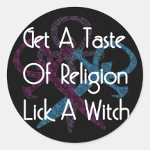 Lick A Witch Sticker