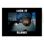 LICK IT SLAVE! cards