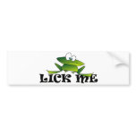 Lick Me bumper stickers