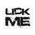 Lick Me postcards