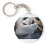 LICK MY FOOT CLEAN! keychains