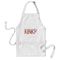 Lick Your Lips if you Like it Kinky Aprons