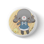 Lidia: The Bunny Amigurumi buttons