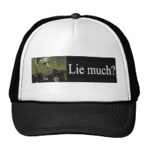 Lie much? mesh hats