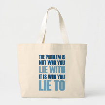 Lie WIth Lie To Tote Bag