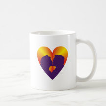Liebe Herz Kuss love heart kiss Teetasse