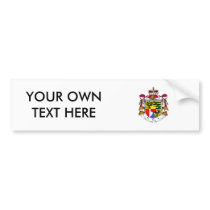 Liechtenstein Coat of Arms Bumper Sticker