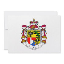 Liechtenstein Coat of Arms Invitation