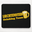 Liechtenstein Drinking Team mousepads